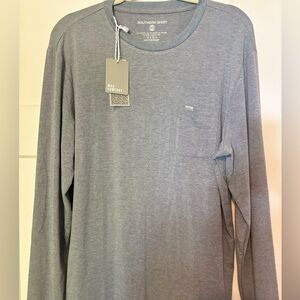 Southern Shirt Max Comfort Pocket‎ Tee  MEDIUM blue shadow